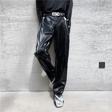 Load image into Gallery viewer, Punk Shiny Faux Leather Slacks
