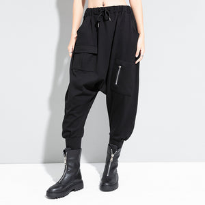 Women's Dark Harem Pants