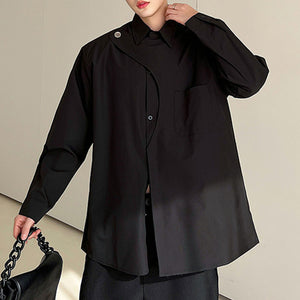 Long Sleeve Asymmetric Shirt