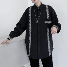 Load image into Gallery viewer, Patch Panel Loose Long Sleeve Shirt
