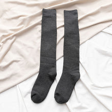 Load image into Gallery viewer, Men&#39;s Black Knee-length Calf Socks
