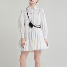 Load image into Gallery viewer, Big Swing A-line Shirt Doll Dress
