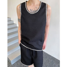 Load image into Gallery viewer, Webbing Trim Tank and Shorts Two Piece Set
