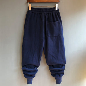 Slim Casual Solid Harem Lounge Pants