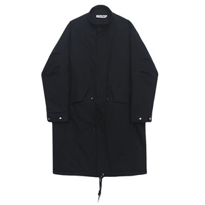 Japanese Loose Over-the-knee Thick Windbreaker