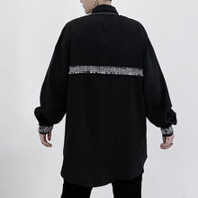 Load image into Gallery viewer, Patch Panel Loose Long Sleeve Shirt
