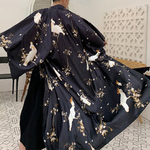 Load image into Gallery viewer, Printed Half Sleeves Long Flowy Coat
