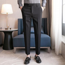 Load image into Gallery viewer, Drape Slim Business Suit Pants
