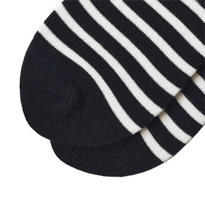 Classic Black Red White Striped Socks