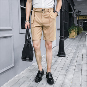 Summer Slim Suit Shorts