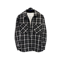 Load image into Gallery viewer, Plaid Weave Shirt Jacket
