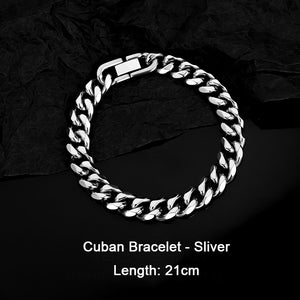 Titanium Steel Cuban Bracelet