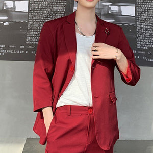 Summer Three-quarter Sleeve Blazer