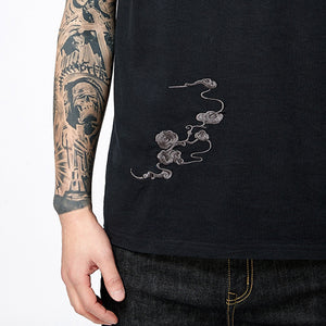 Kylin Embroidered Short Sleeve T-Shirt