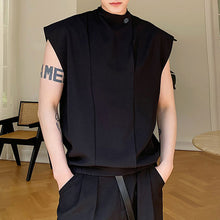 Load image into Gallery viewer, Sleeveless Stand Collar Vest
