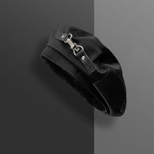 Load image into Gallery viewer, Metal Buckle Black Beret
