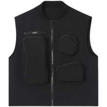 Load image into Gallery viewer, Zipper Three-dimensional Multi-patch Pocket Vest
