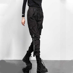 Slim Fit High Waist Leggings Cargo Pants