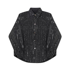 Load image into Gallery viewer, Glitter Stripe Stage Show Long Sleeve Shirt
