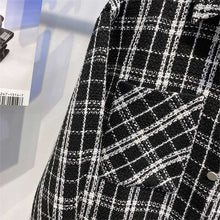 Load image into Gallery viewer, Plaid Weave Shirt Jacket
