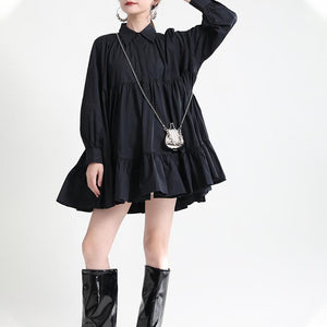 Big Swing A-line Shirt Doll Dress