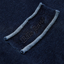 Load image into Gallery viewer, Indigo Patch Denim Sweatshirt
