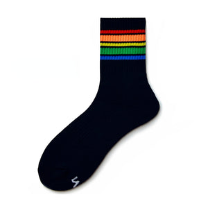 Rainbow Stripe Sports Socks