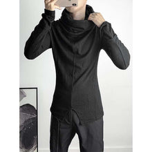 Load image into Gallery viewer, Heap Collar Slim Long Sleeves Knitted Shirt
