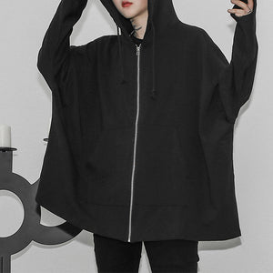 Oversized Hooded Long Sleeve Sweatshirt