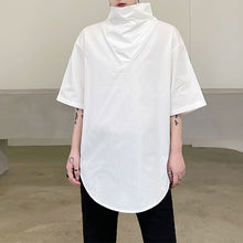 Load image into Gallery viewer, Summer Turtleneck Short-sleeved T-shirt
