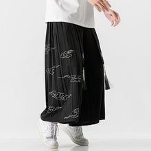 Load image into Gallery viewer, Retro Wide-leg Straight-leg Cropped Pants
