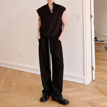 Load image into Gallery viewer, Sleeveless Stand Collar Vest
