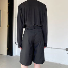 Load image into Gallery viewer, Chain-embellished Straight-leg Shorts
