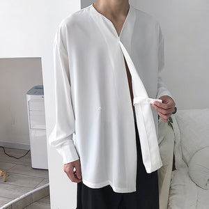 Lazy Drape Solid Shirt