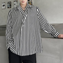 Load image into Gallery viewer, Pinstripe Lapel Shirt
