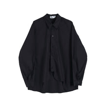 Load image into Gallery viewer, Rounded Hem Long Sleeve Shirt
