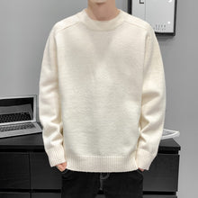 Load image into Gallery viewer, Round Neck Pullover Long Sleeved Sweater
