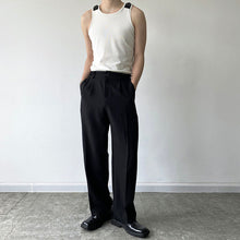 Load image into Gallery viewer, Detachable Leather Tab Sleeveless Vest
