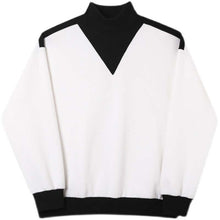 Load image into Gallery viewer, Fake Two Piece Stitching Half Turtleneck Sweater
