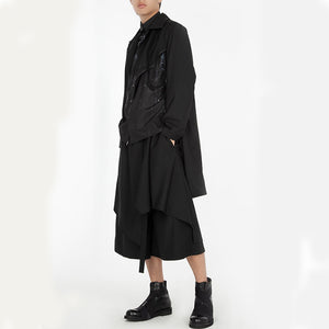 Solid Color Casual Loose Hakama