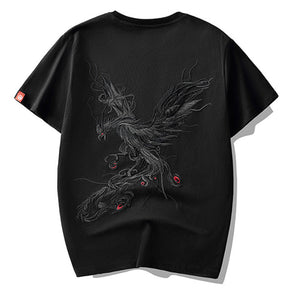 Phoenix Embroidered Short Sleeve T-Shirt