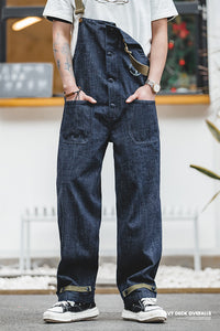 Retro Denim Overalls