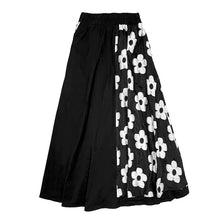 Load image into Gallery viewer, Dark Jacquard Double Panel Skirt
