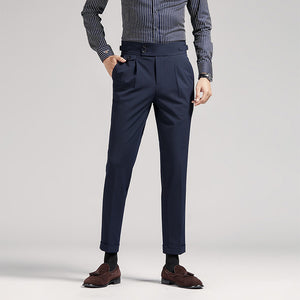 High Waist Slim Casual Suit Pants