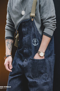 Retro Denim Overalls