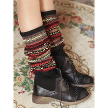 Load image into Gallery viewer, Women&#39;s Winter Ethnic Warm Socks
