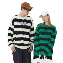 Load image into Gallery viewer, Chunky Striped Sweater Knit Top
