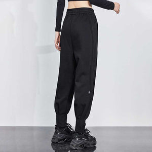 Elastic Waist Drawstring Harem Pants