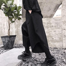 Load image into Gallery viewer, Irregular Hem Loose Cropped Harem Pants
