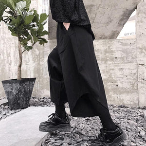 Irregular Hem Loose Cropped Harem Pants